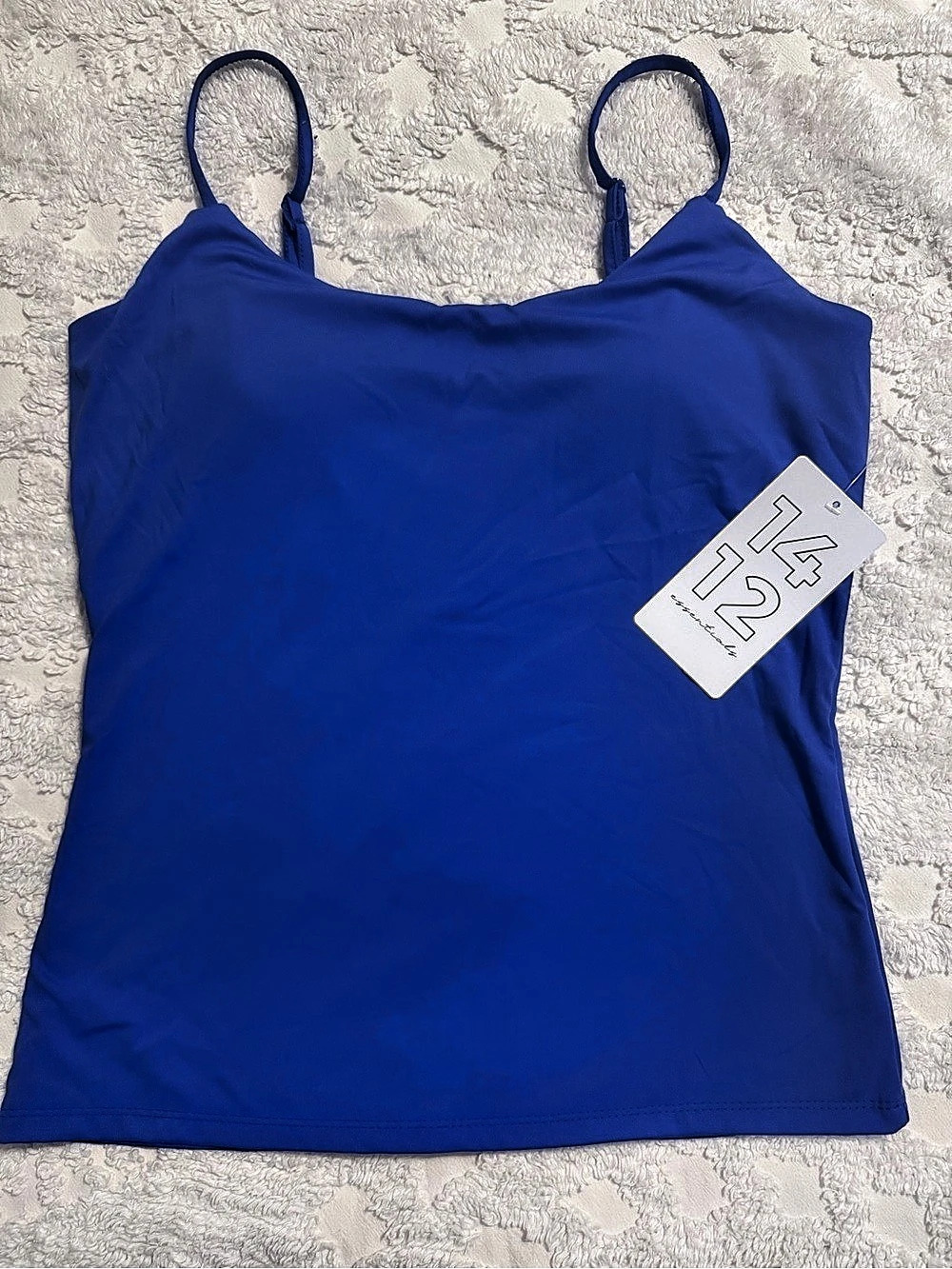 1412 Essentials Blue Tank Top XL